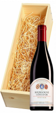 Wijnkist met Domaine Robert Sirugue Bourgogne Pinot Noir